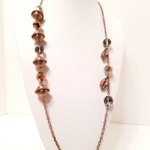 Copper 34" necklace
