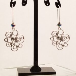 Silver design rain drops