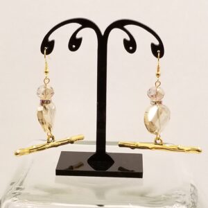 Gold Bar with glass beads