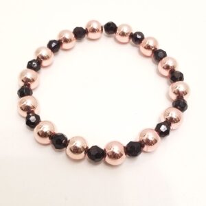 MaxxStaxx Rose gold hematite bracelet