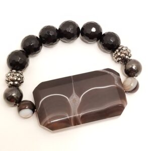 Agate stretch bracelet 03