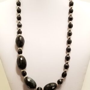 Black onyx necklace