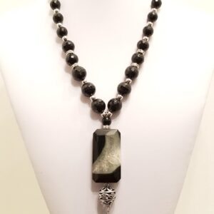 Black onyx necklace