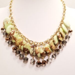 Chrysophrase 14" necklace