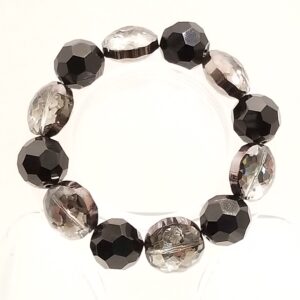 MaxxStaxx grey glass bracelet