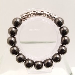 MaxxStaxx Hematite bar bracelet