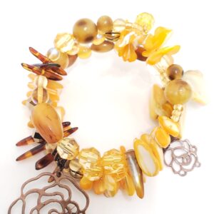 MaxxStaxx Lemon pearl shell wrap