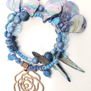 MaxxStaxx Blue Jean Agate Wrap