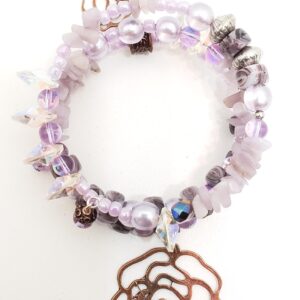 MaxxStaxx lilac amethyst wrap