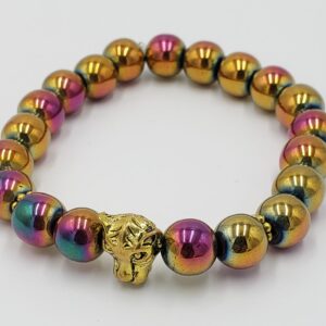 MaxxStaxx Men's Rainbow Hematite 18"