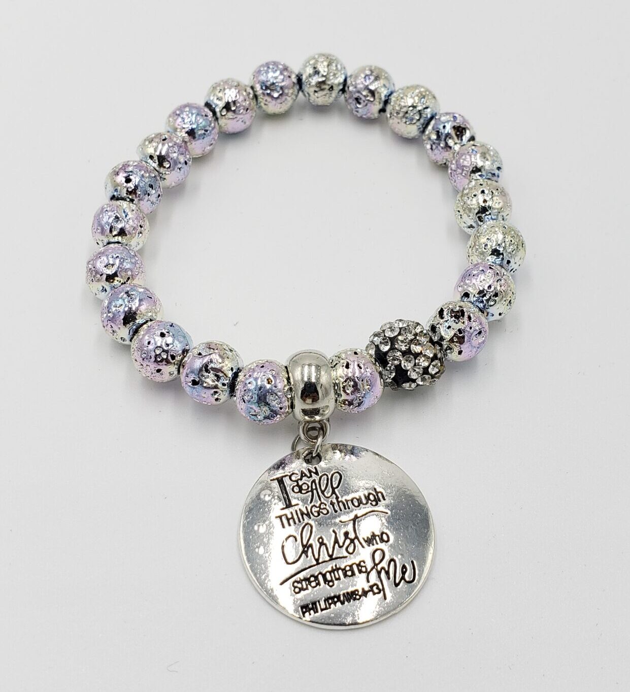 MaxxStaxx Silver Hematite Biblical