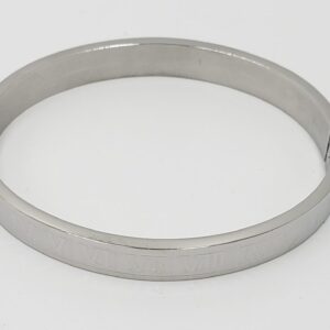 MaxxStaxx Silver Metal Bangle